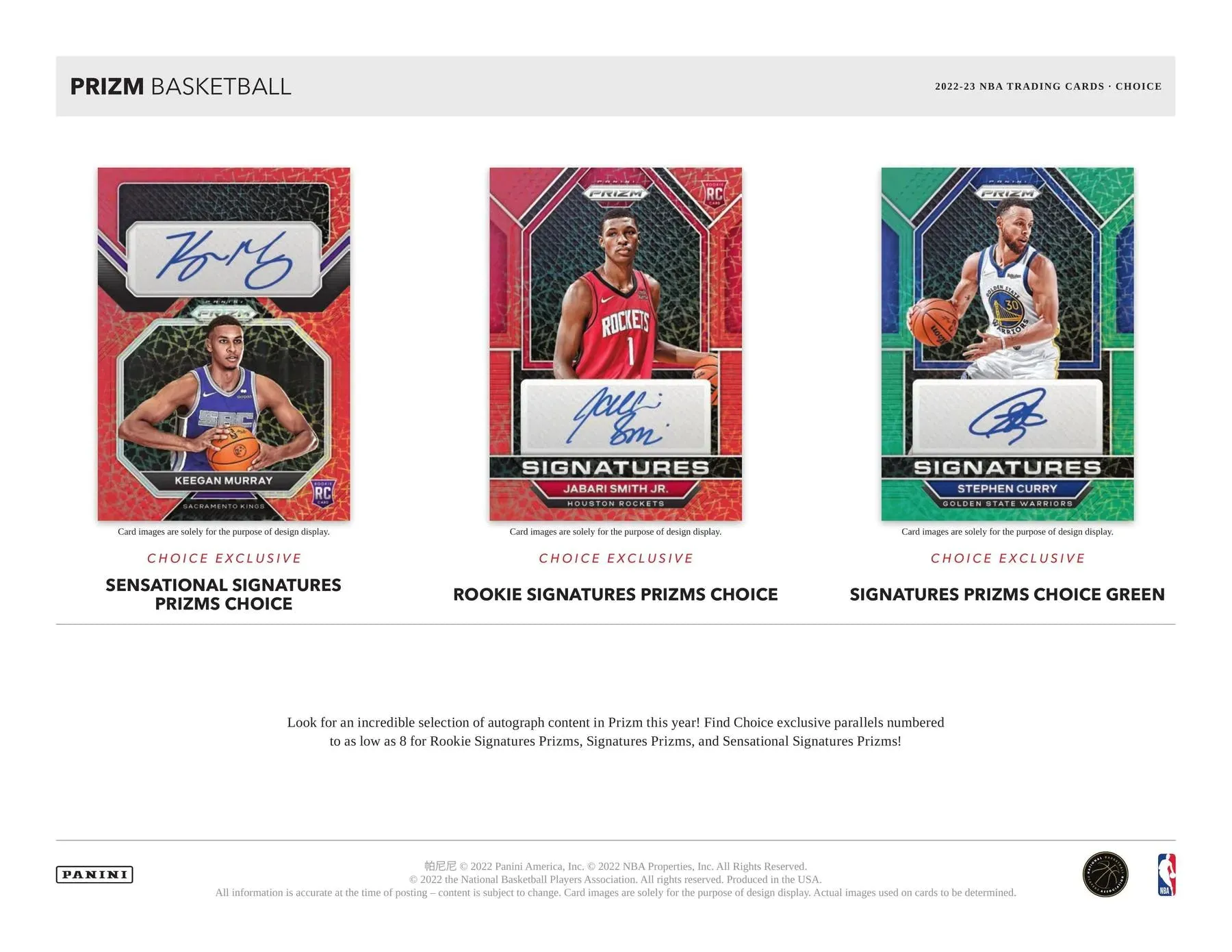 2022-23 Panini Prizm Basketball Choice Box