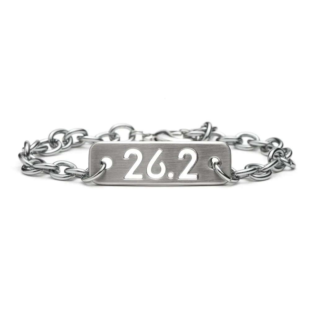 26.2 Marathon Chain Running Bracelet-Adjustable