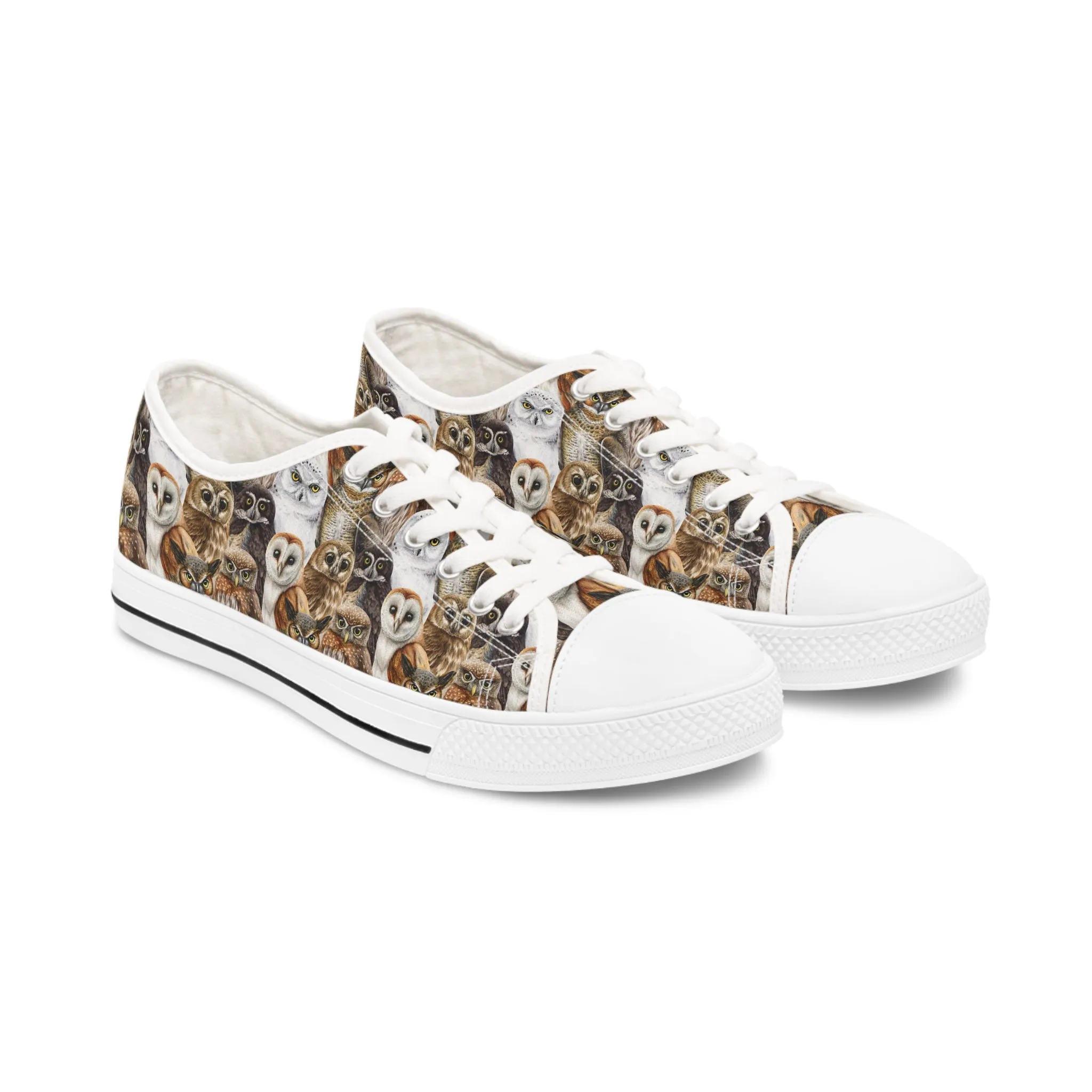 Barn Owl Women's Low Top Sneakers