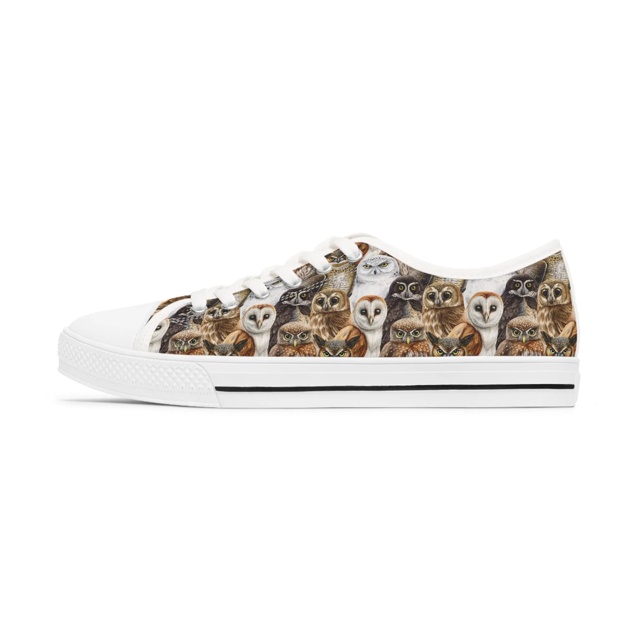 Barn Owl Women's Low Top Sneakers