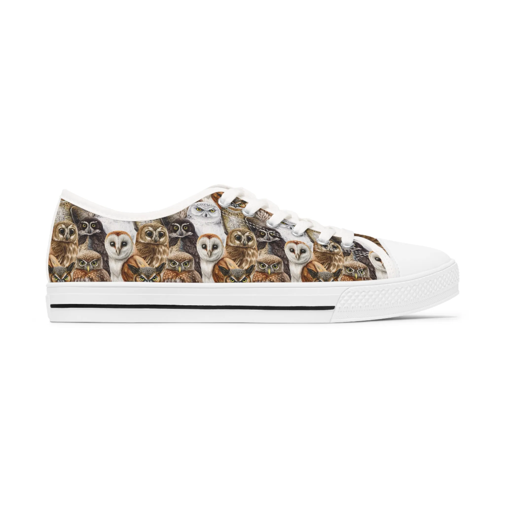 Barn Owl Women's Low Top Sneakers