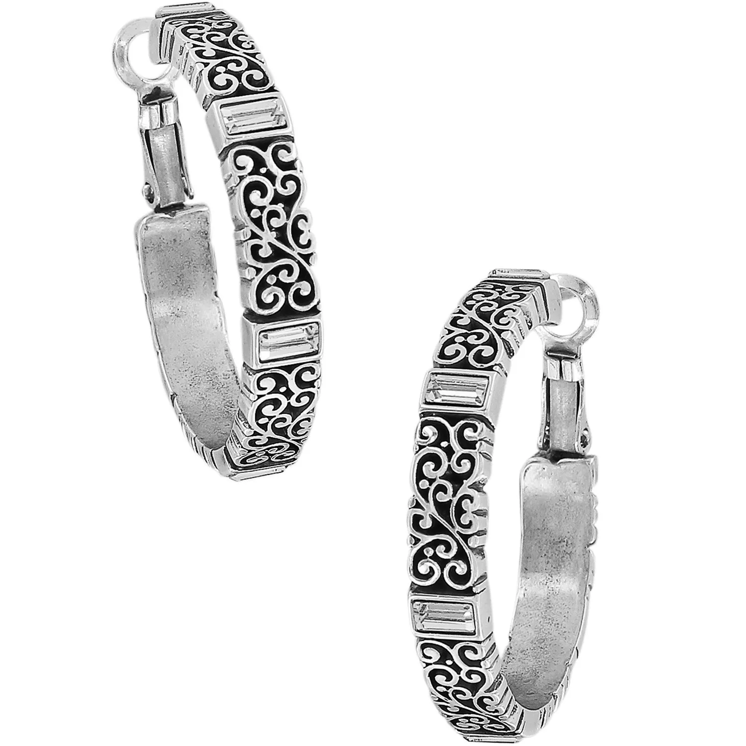 Baroness Leverback Hoop Earrings