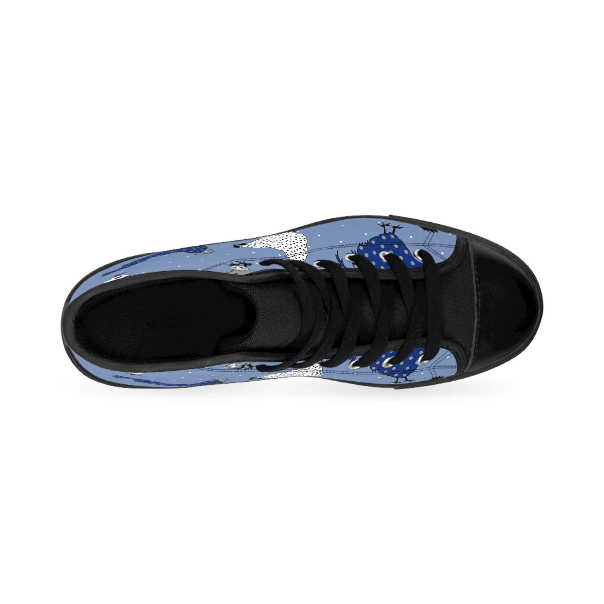 Blue Rooster Chicken Women's Classic Sneakers