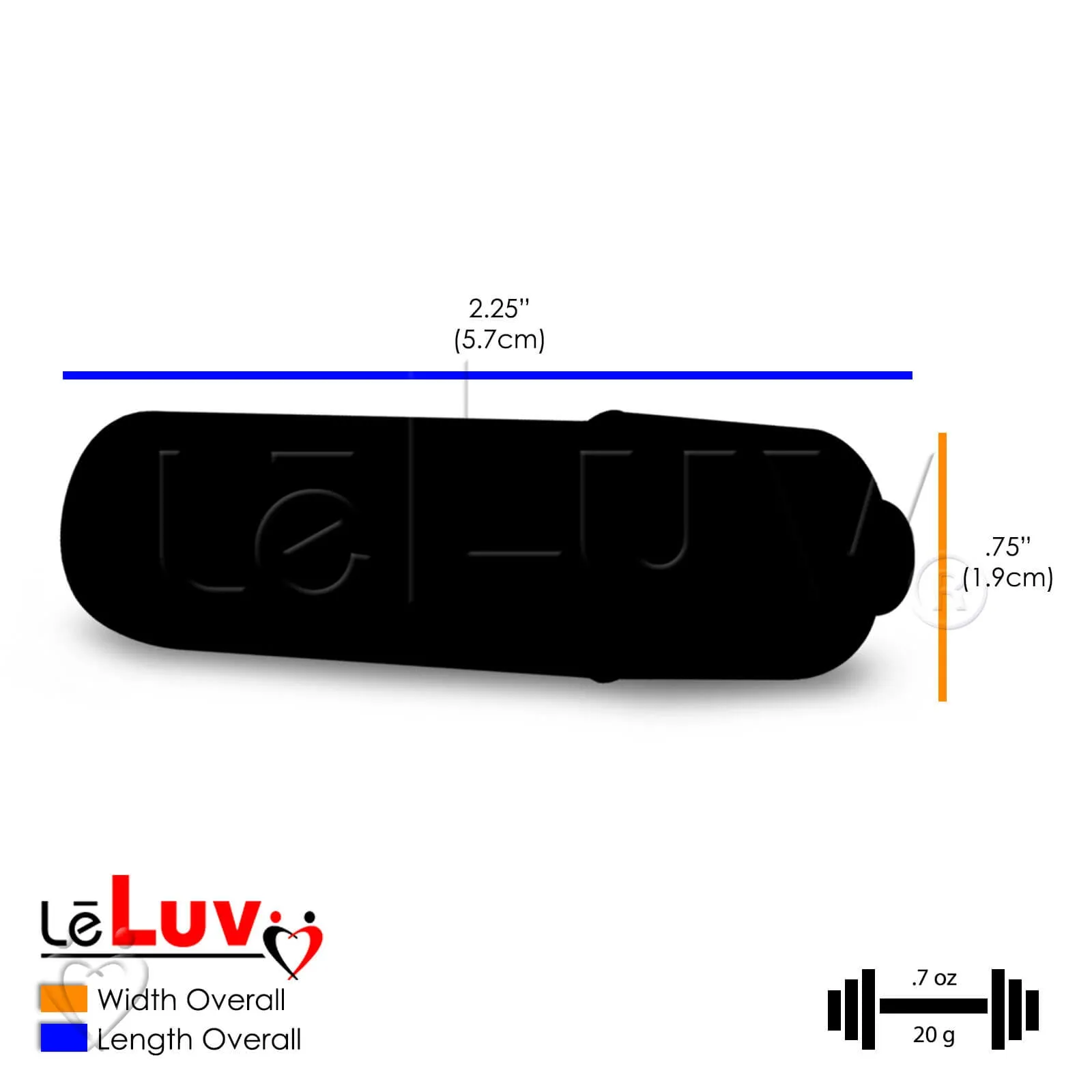 Butt Plug 5.25 Inch 3D Printed Vibrating Grooved - Choose Girth