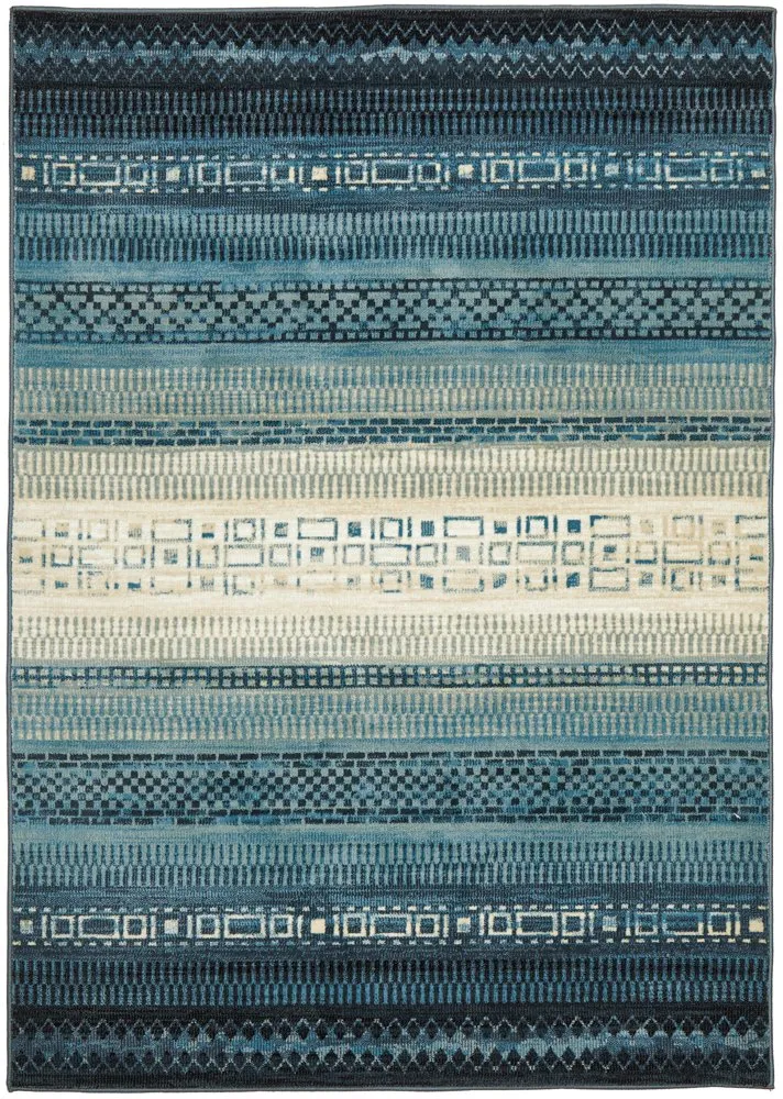 Calypso 6102 Rug (Blue) by Rug Culture