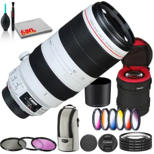 Canon  EF 100-400mm f/4.5-5.6L IS II USM Lens - White