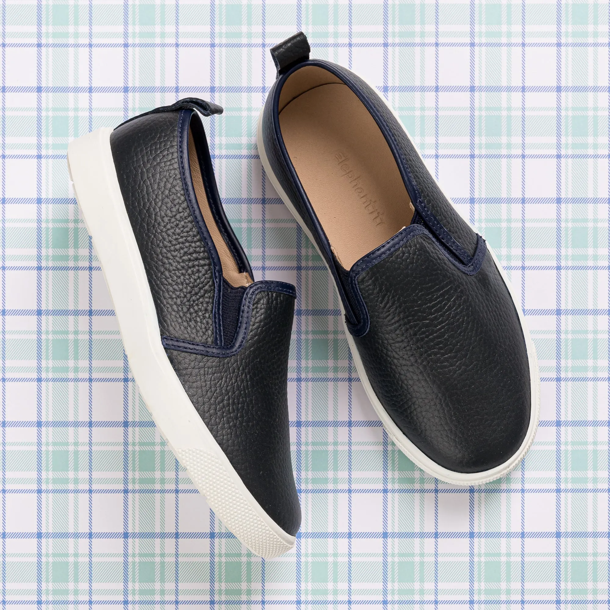 Classic Slip-On Textured Blue