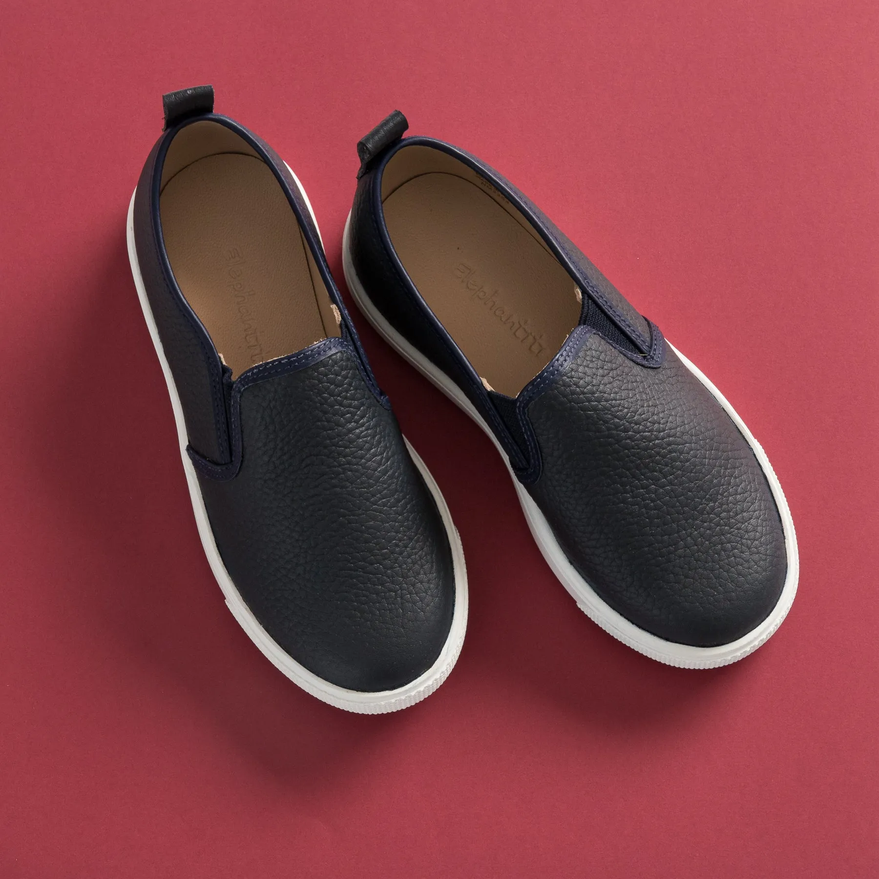 Classic Slip-On Textured Blue