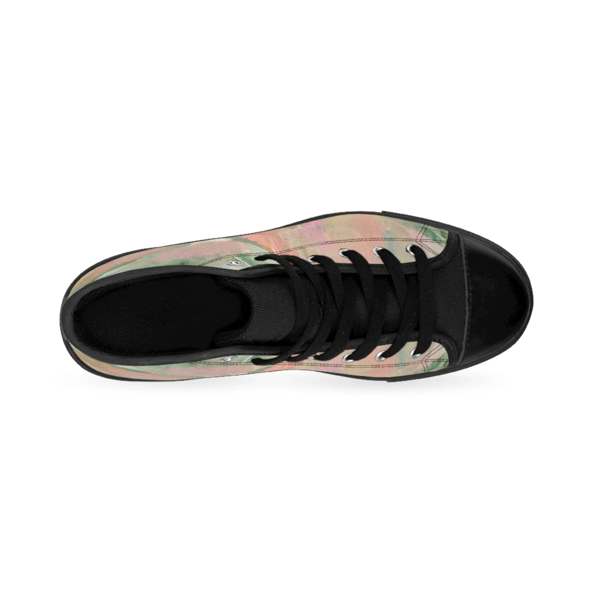 Colorful Abstract Pattern Women's Classic Sneakers