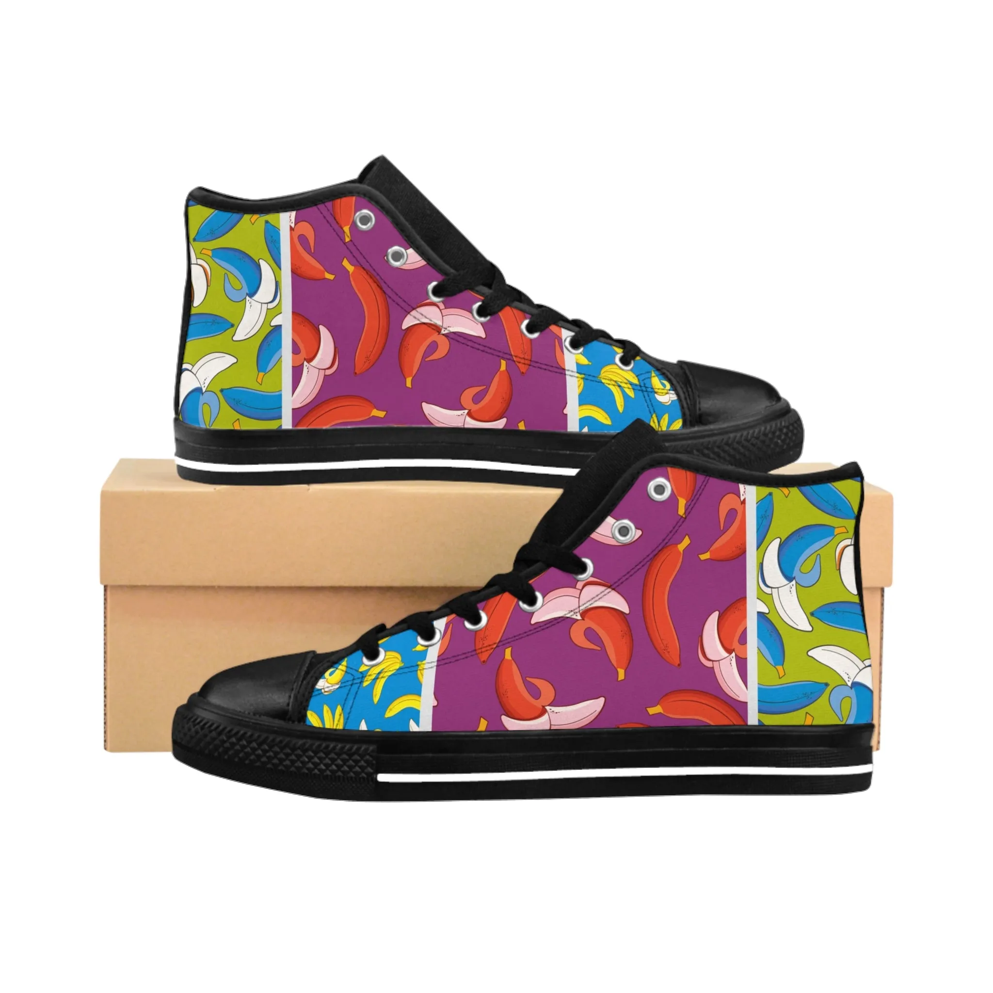 Colorful Bananas Women's Classic Sneakers