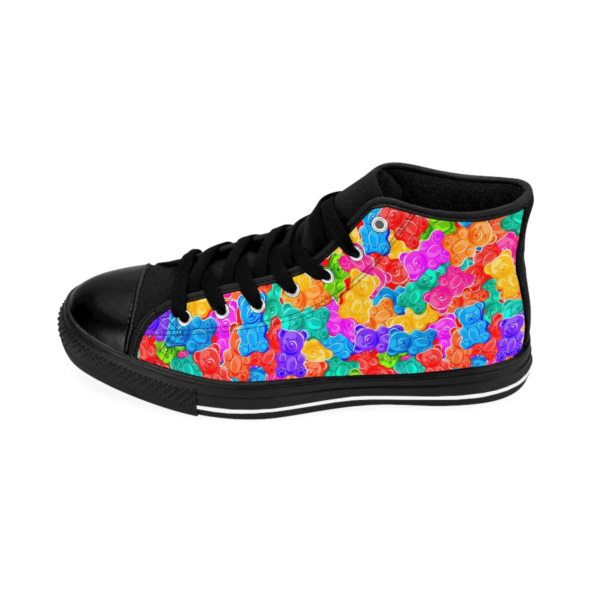 Colorful Gummy Bears Women's Classic Sneakers