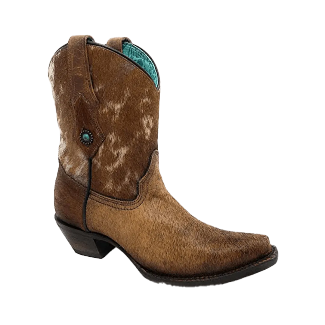 Corral Boots Women's Brown Conchos Ankle Boots