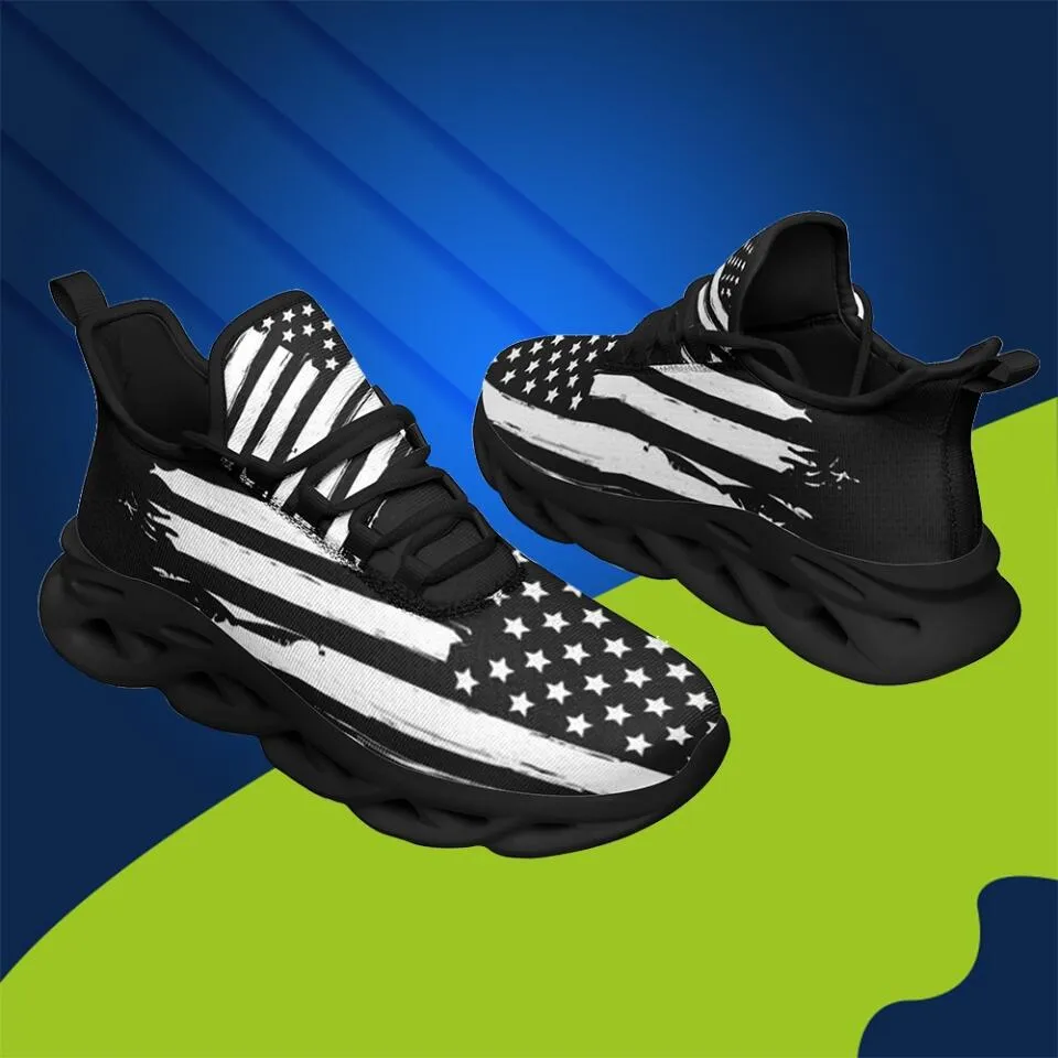 Custom Corporate Gifts, Thank you gifts for clients MaxSoul-B03006 Custom Max Soul American Flag, USA Flag Sneakers Max Soul, Shoes, Printed Shoes