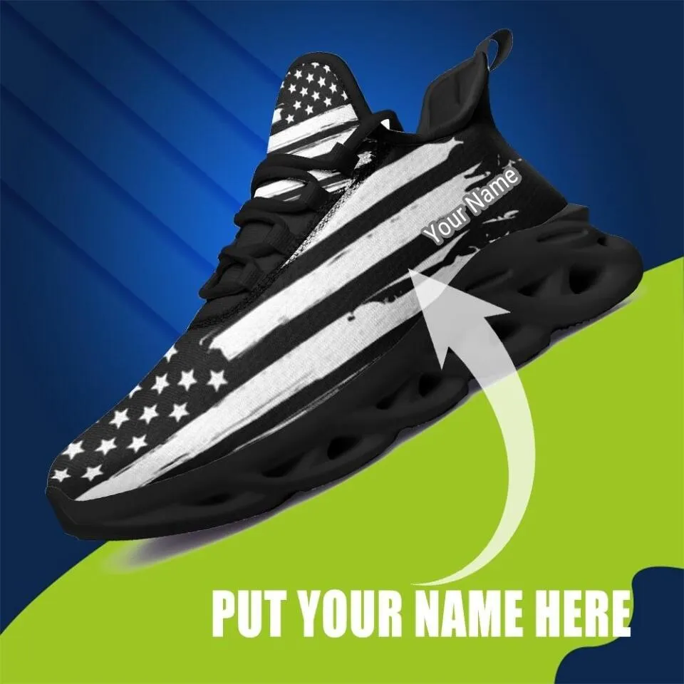 Custom Corporate Gifts, Thank you gifts for clients MaxSoul-B03006 Custom Max Soul American Flag, USA Flag Sneakers Max Soul, Shoes, Printed Shoes