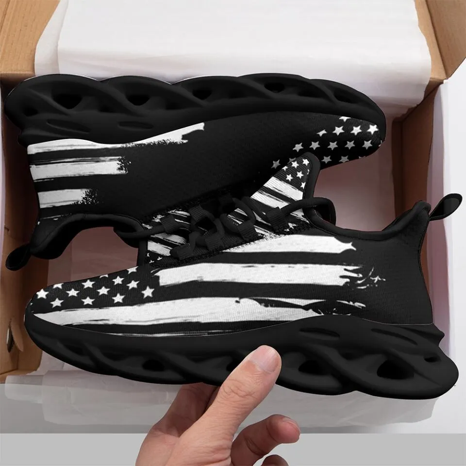 Custom Corporate Gifts, Thank you gifts for clients MaxSoul-B03006 Custom Max Soul American Flag, USA Flag Sneakers Max Soul, Shoes, Printed Shoes