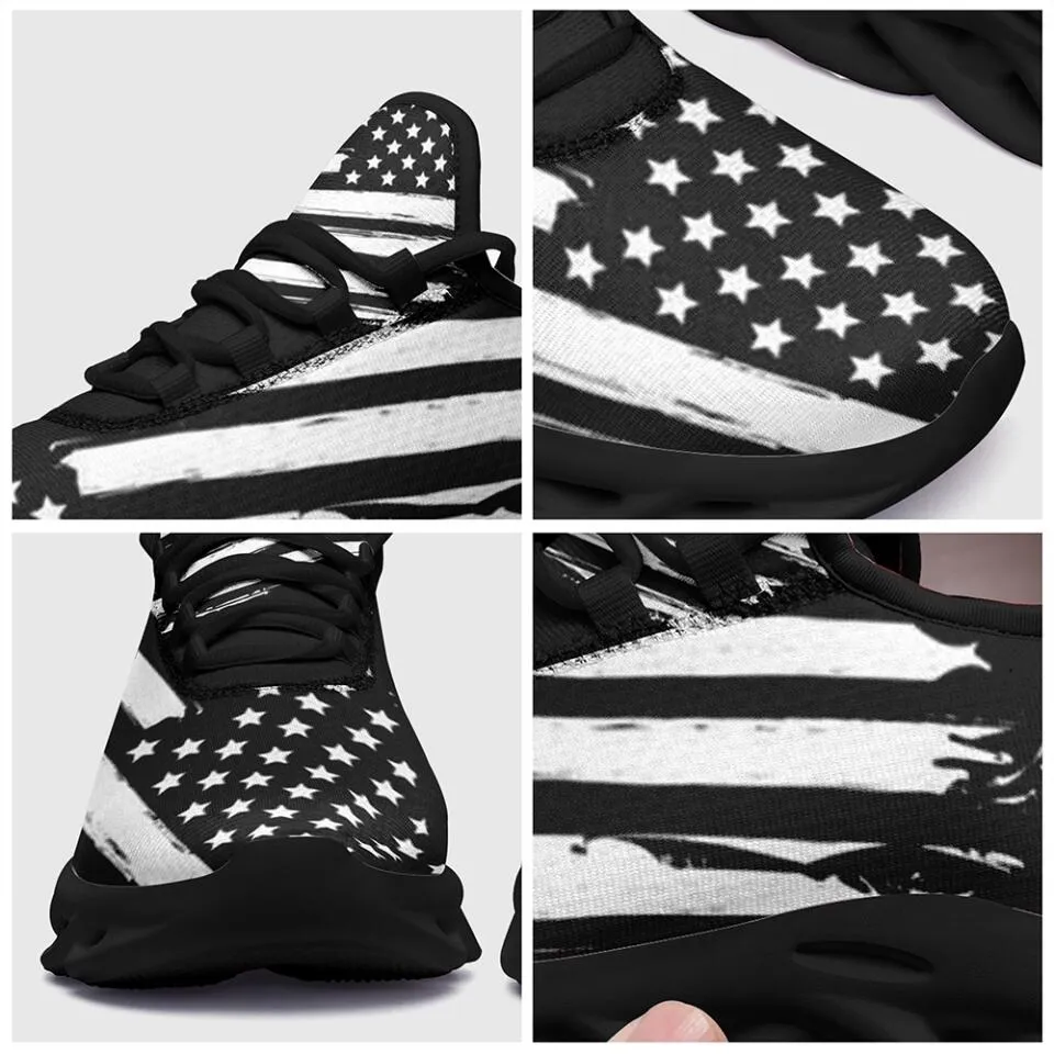 Custom Corporate Gifts, Thank you gifts for clients MaxSoul-B03006 Custom Max Soul American Flag, USA Flag Sneakers Max Soul, Shoes, Printed Shoes