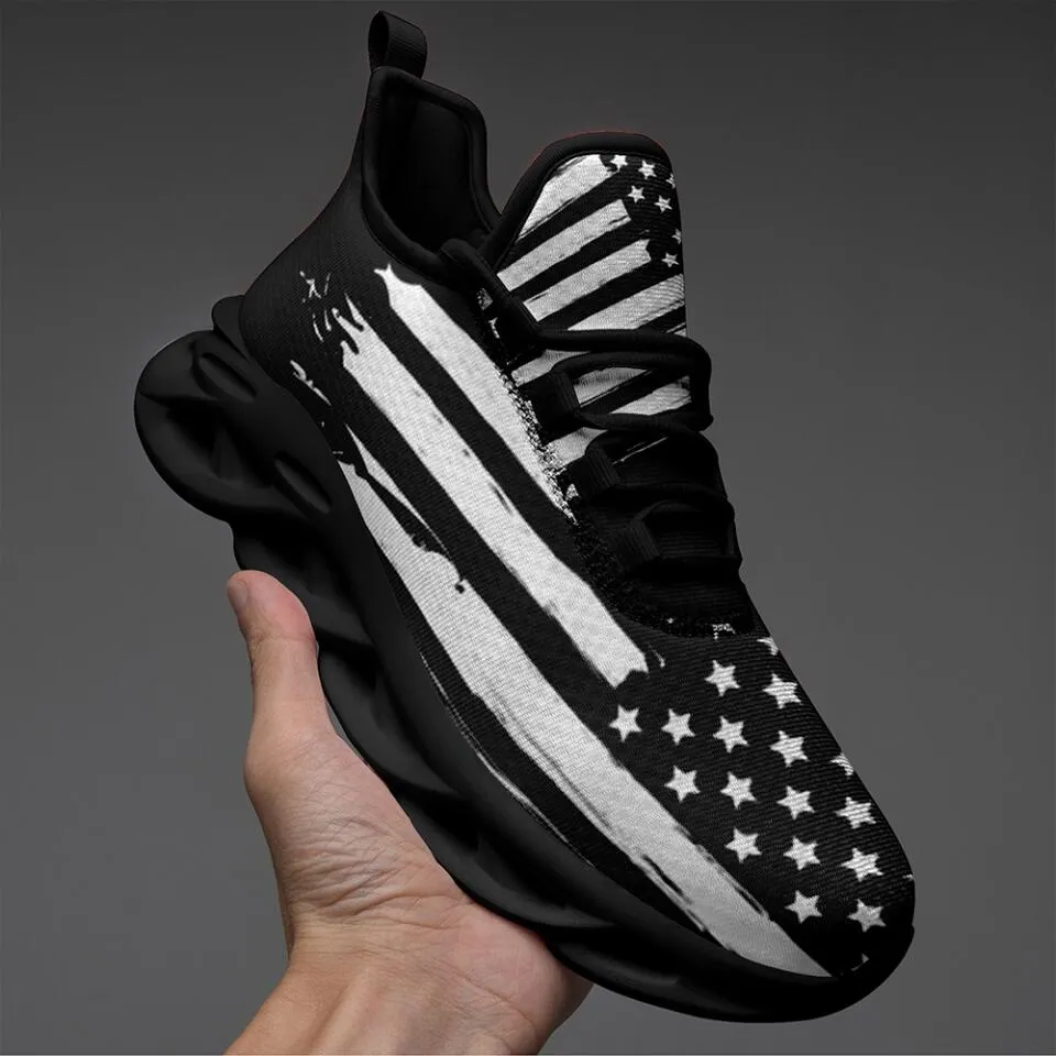 Custom Corporate Gifts, Thank you gifts for clients MaxSoul-B03006 Custom Max Soul American Flag, USA Flag Sneakers Max Soul, Shoes, Printed Shoes