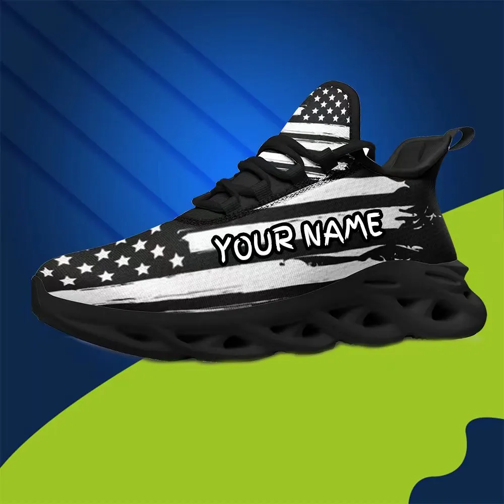 Custom Corporate Gifts, Thank you gifts for clients MaxSoul-B03006 Custom Max Soul American Flag, USA Flag Sneakers Max Soul, Shoes, Printed Shoes