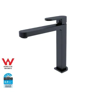 Ecco Tall Basin Mixer Matte Black