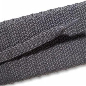 Fashion Athletic Flat Laces - Gray (2 Pair Pack) Shoelaces