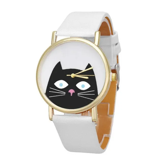 Fashion Cute Cat Women's watch