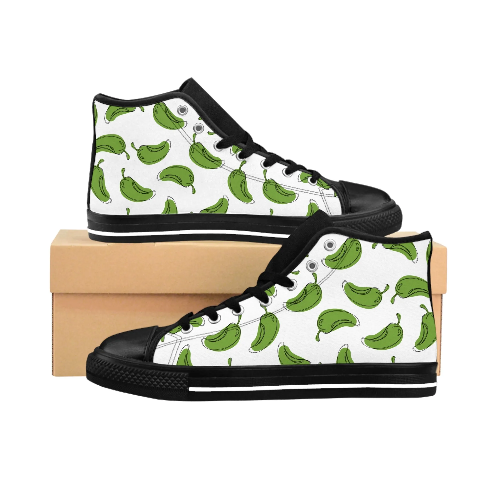 Green Pepper Men's Classic Sneakers