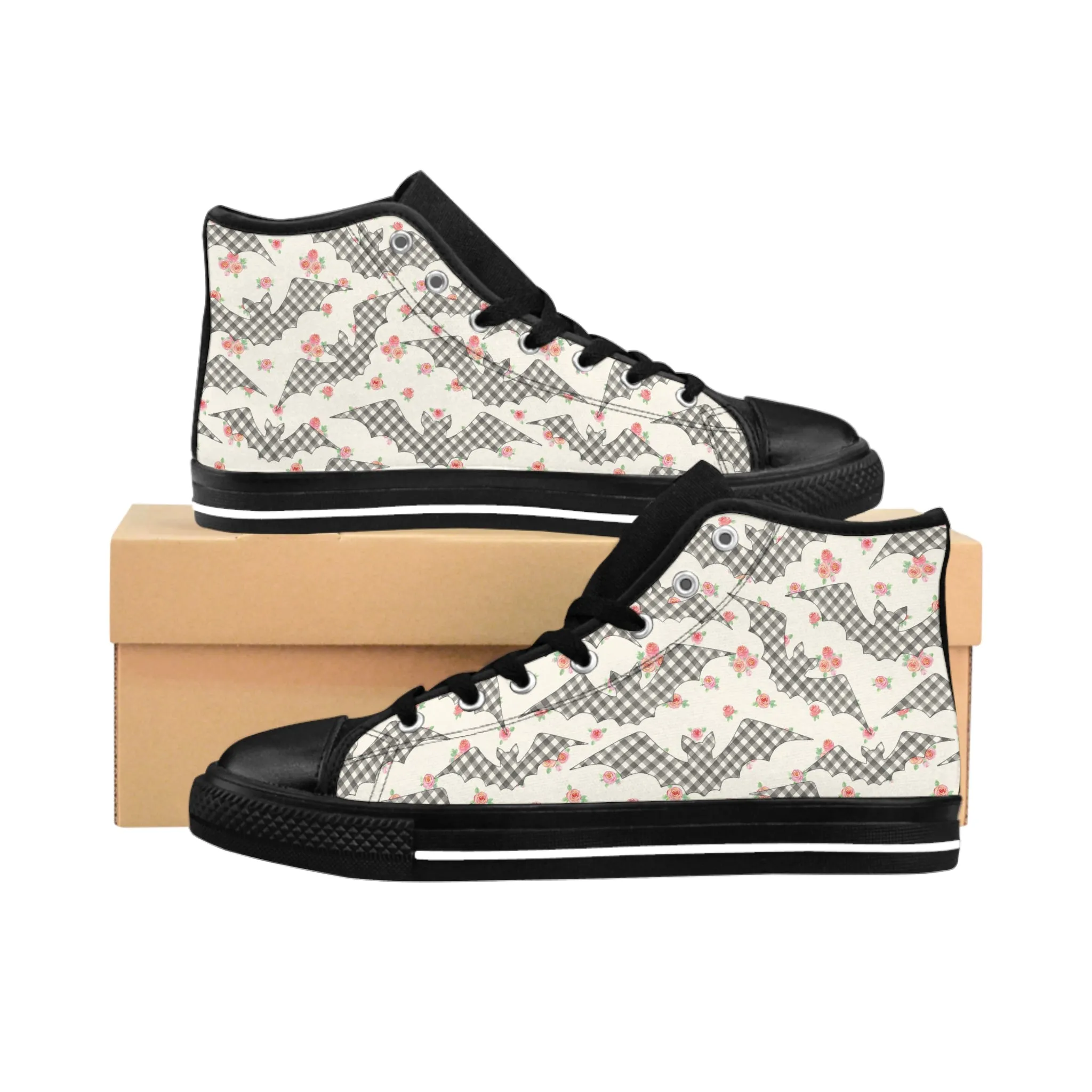 Halloween Bats Women's Classic Sneakers