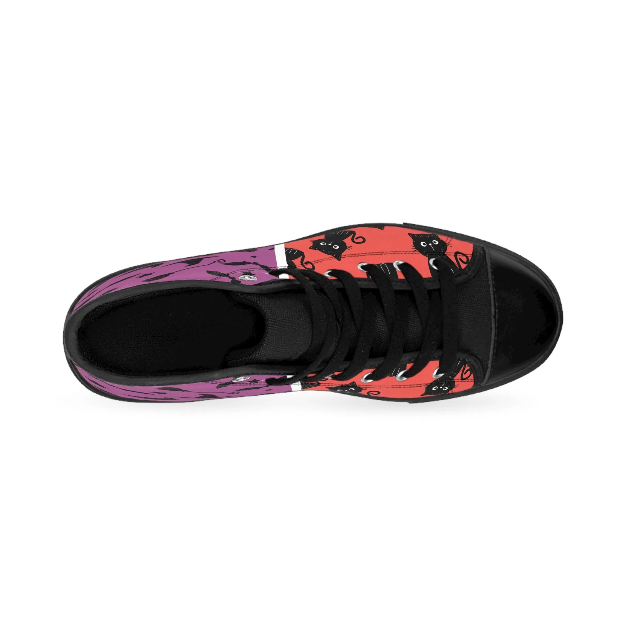 Halloween Kitty Women's Classic Sneakers