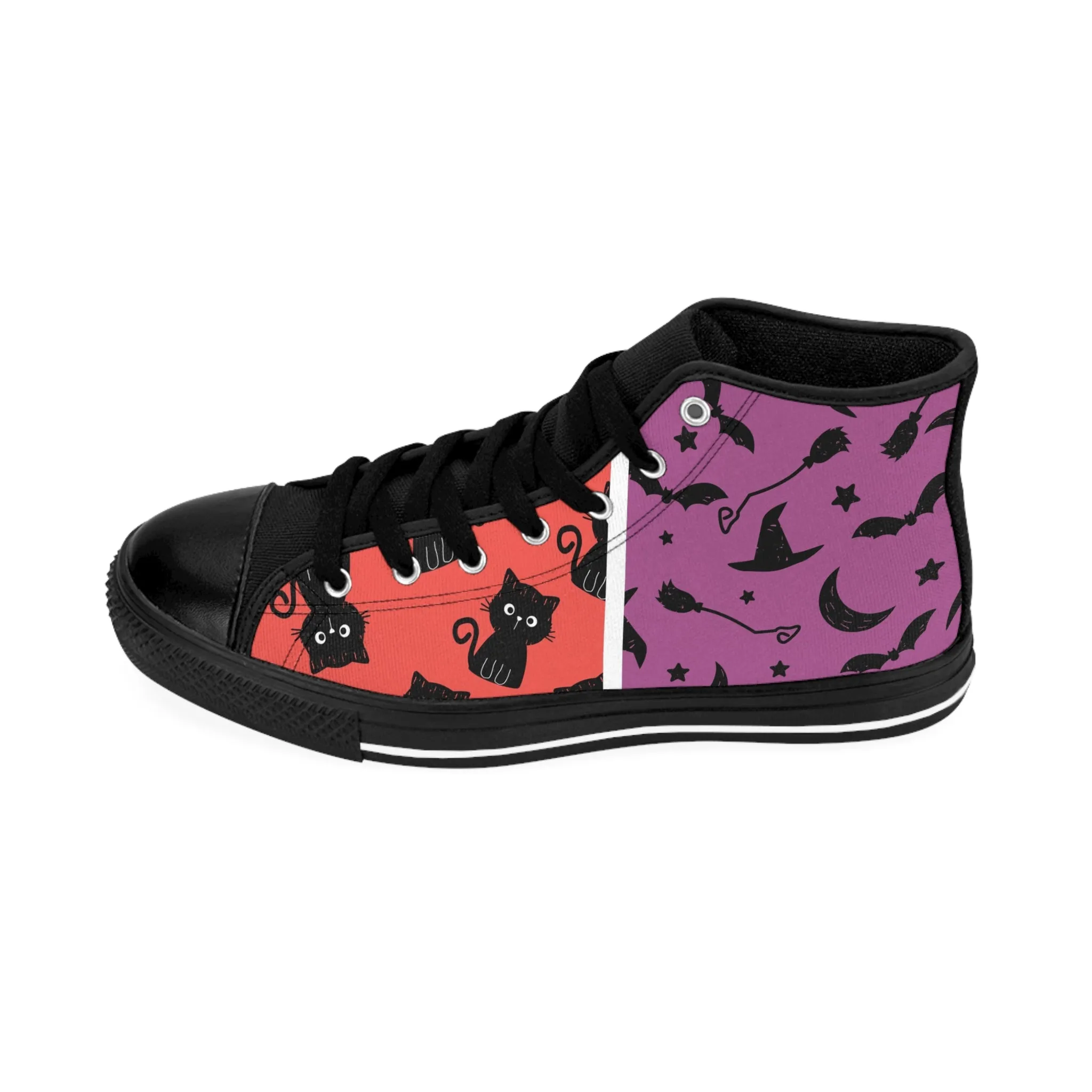 Halloween Kitty Women's Classic Sneakers