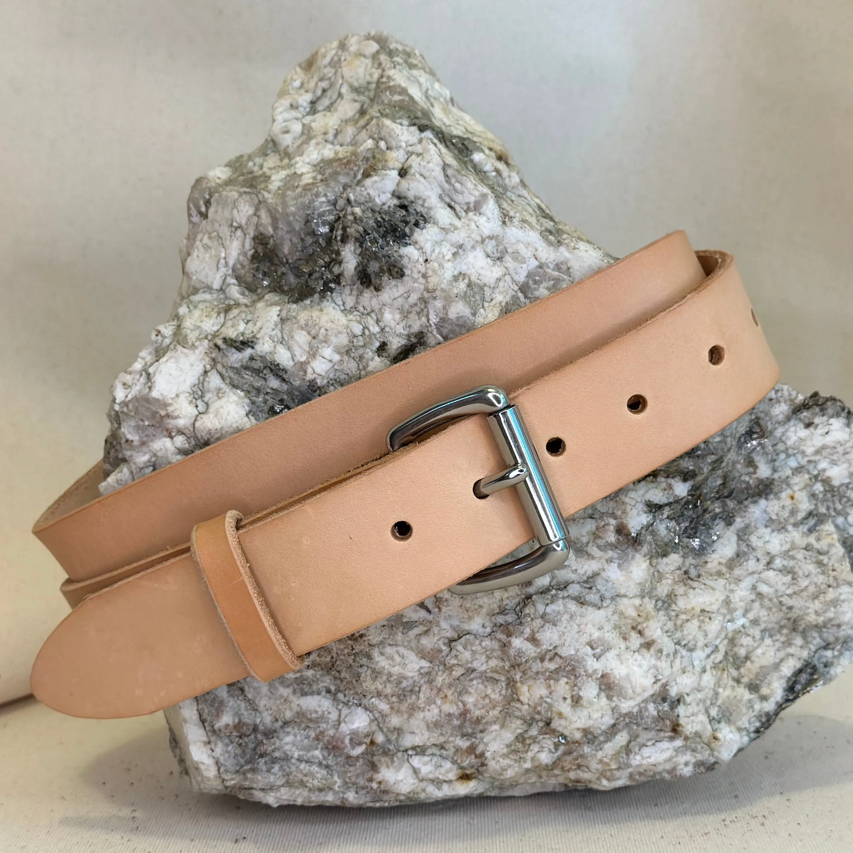 Handmade Veg Tan Leather Belt