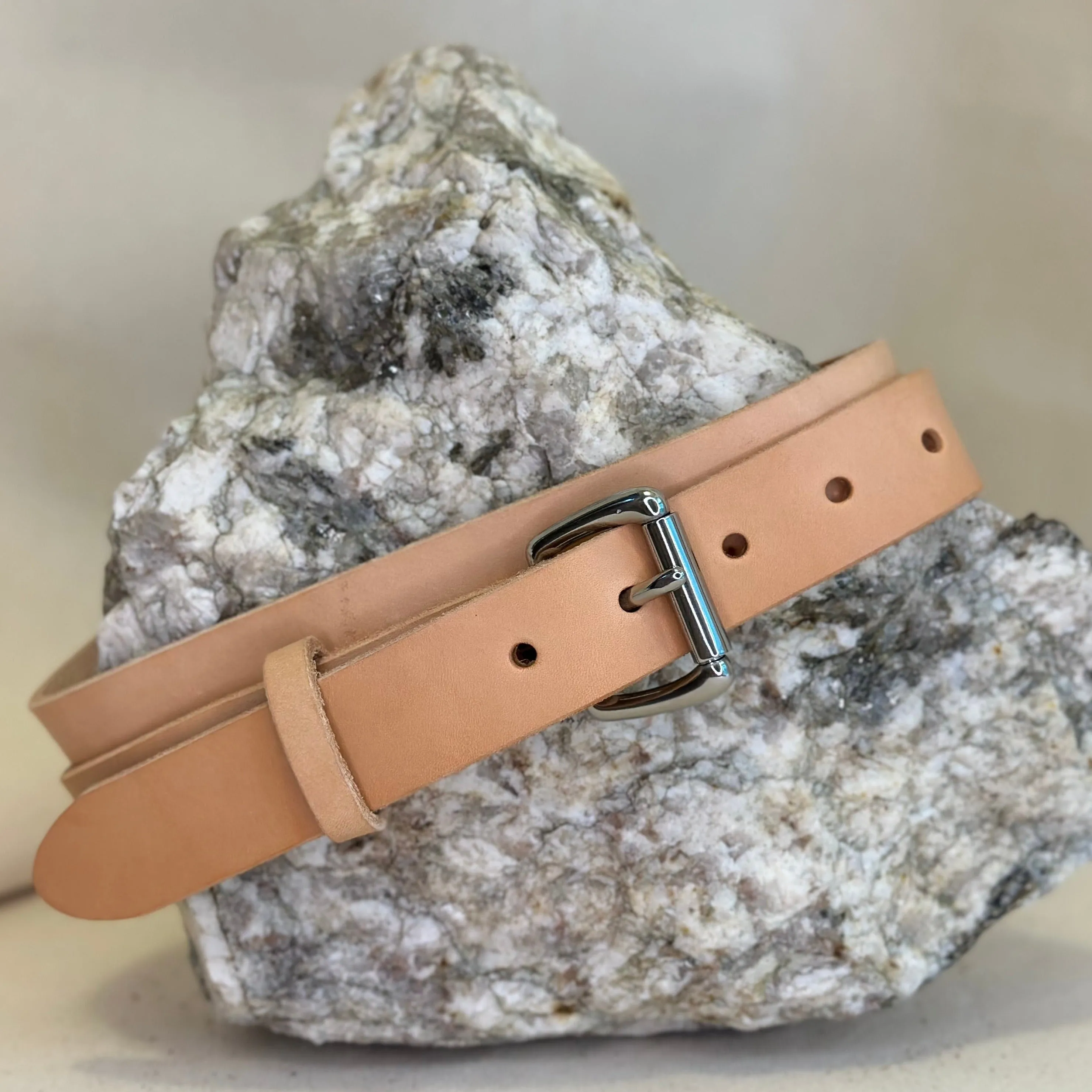 Handmade Veg Tan Leather Belt