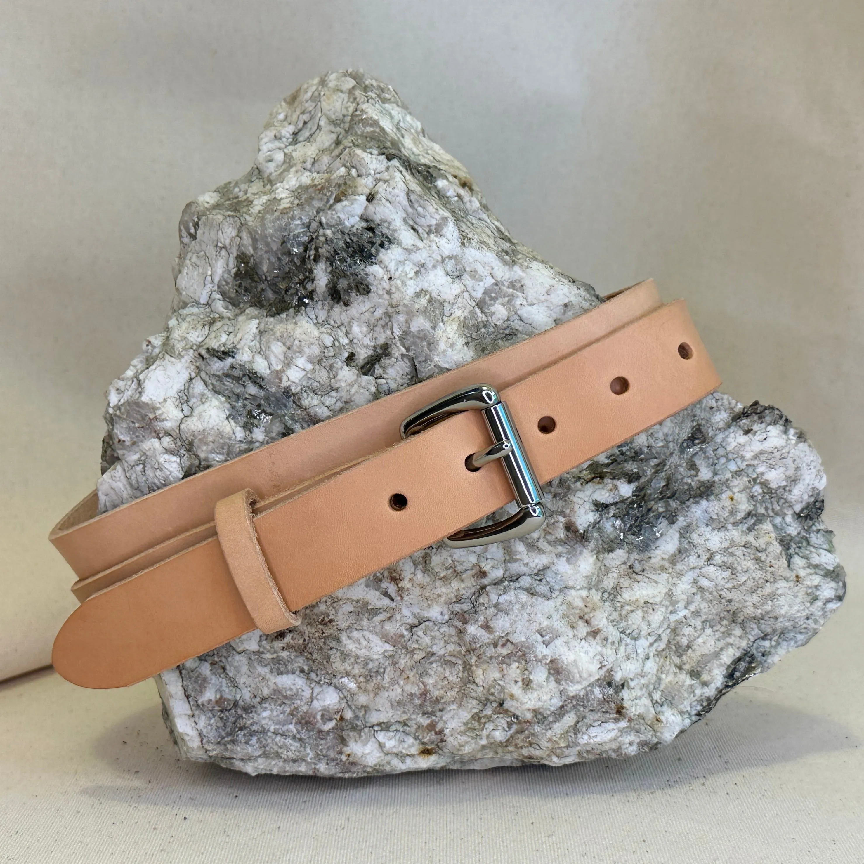 Handmade Veg Tan Leather Belt