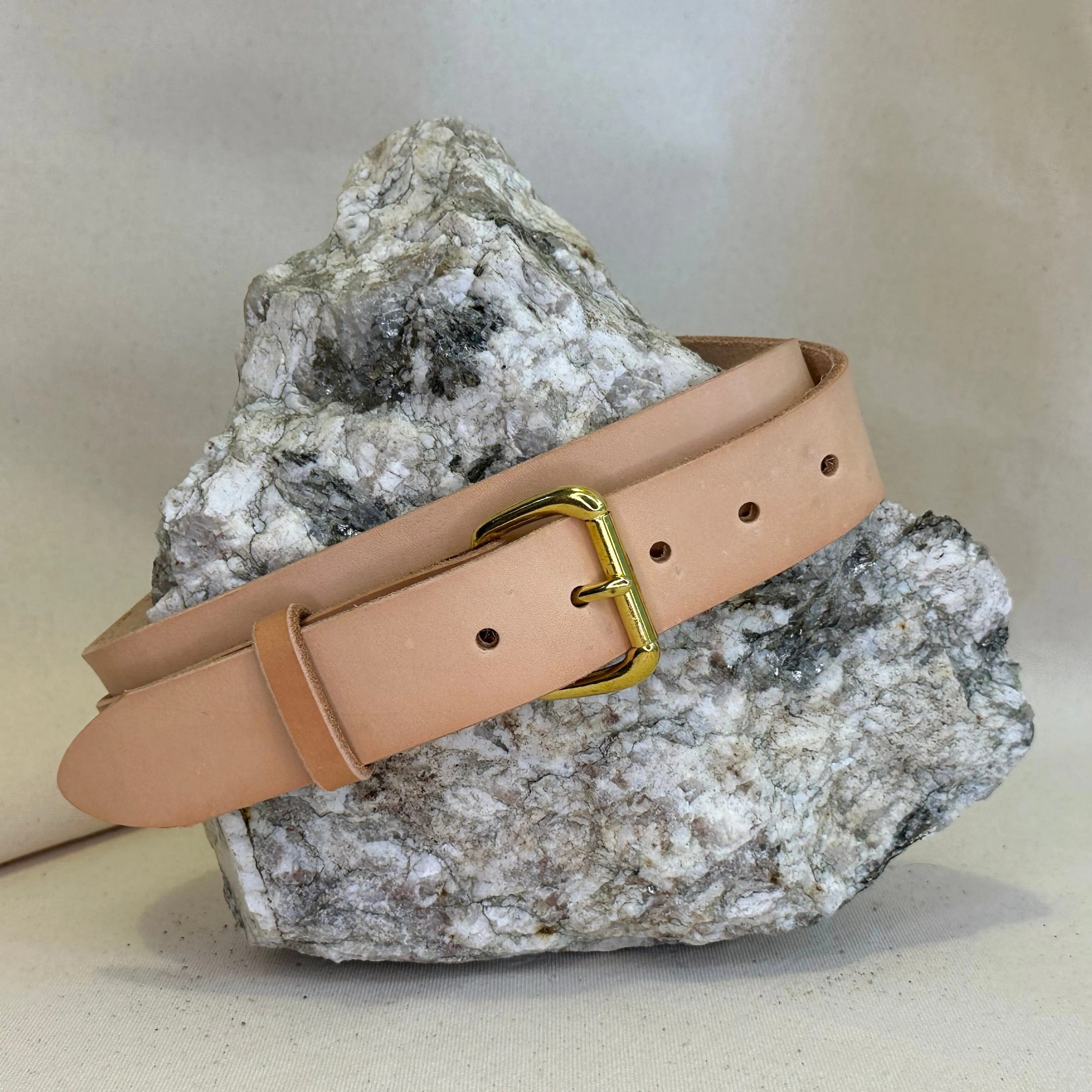 Handmade Veg Tan Leather Belt