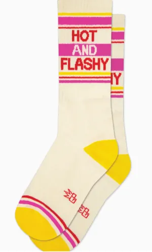 Hot and Flashy Crew Socks