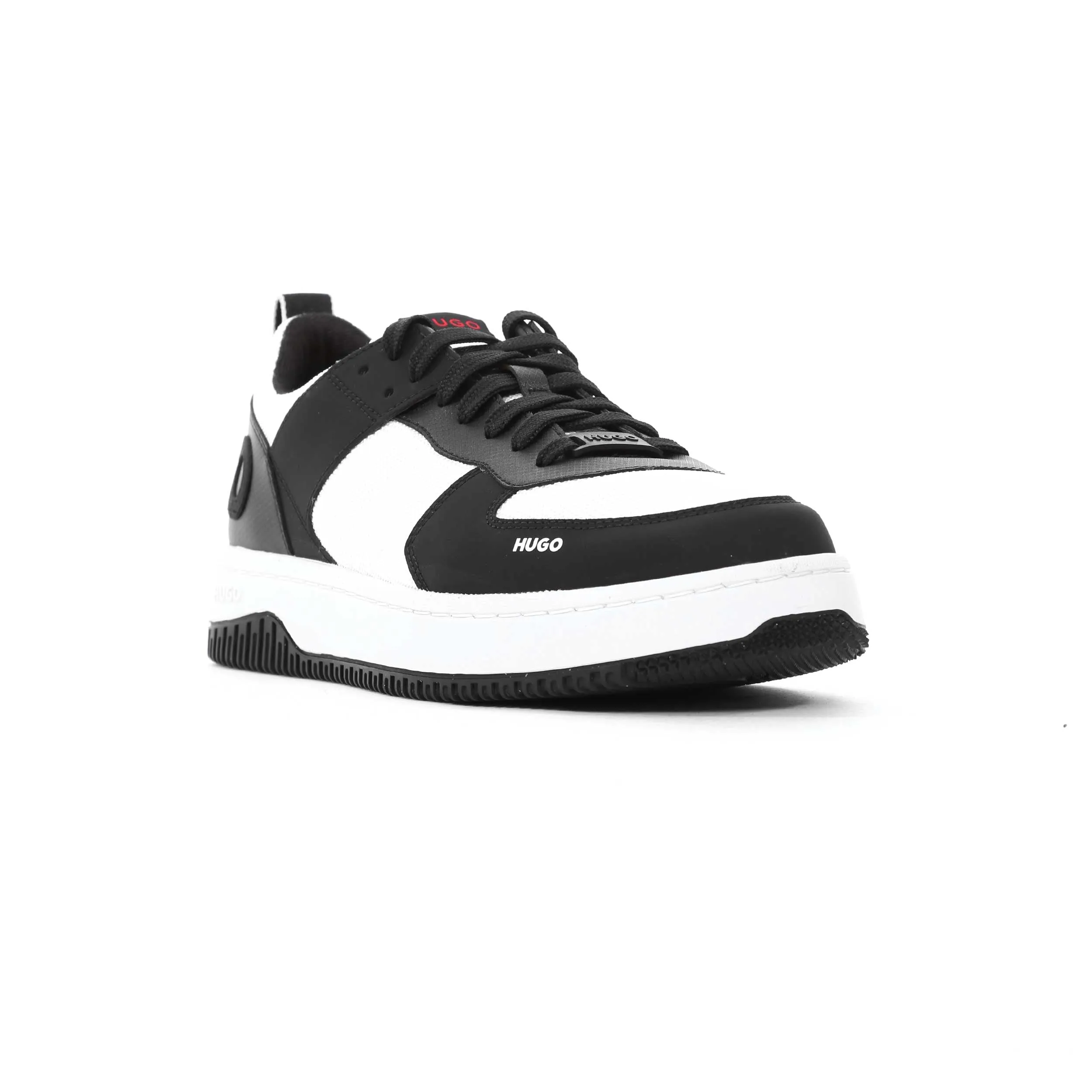 HUGO Killian Tenn pume Trainer in Black & White