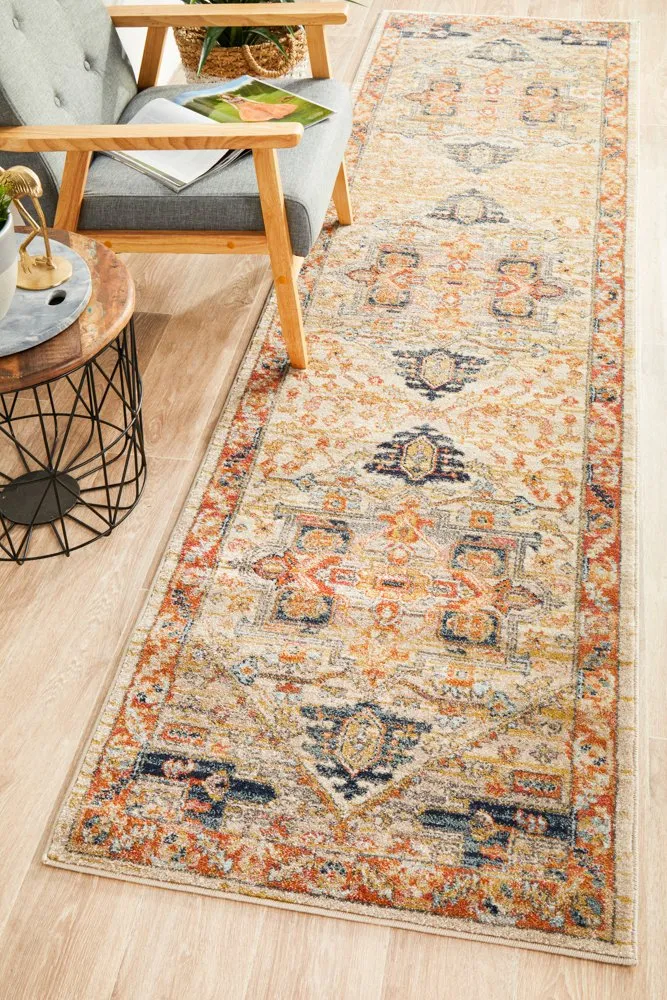 Legacy 850 Runner Rug (Rust) by Rug Culture