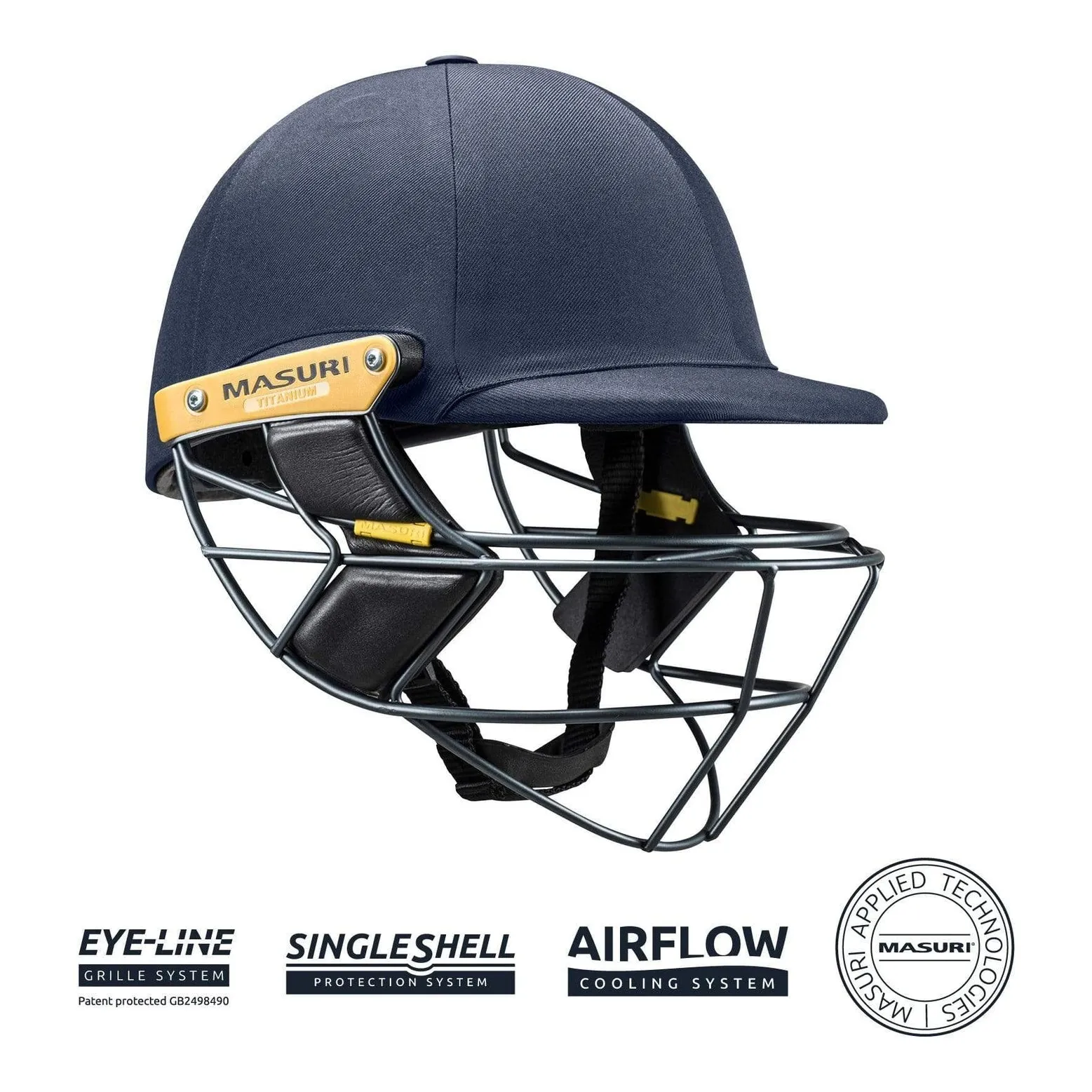 Masuri E Line Titanium Senior Cricket Helmet