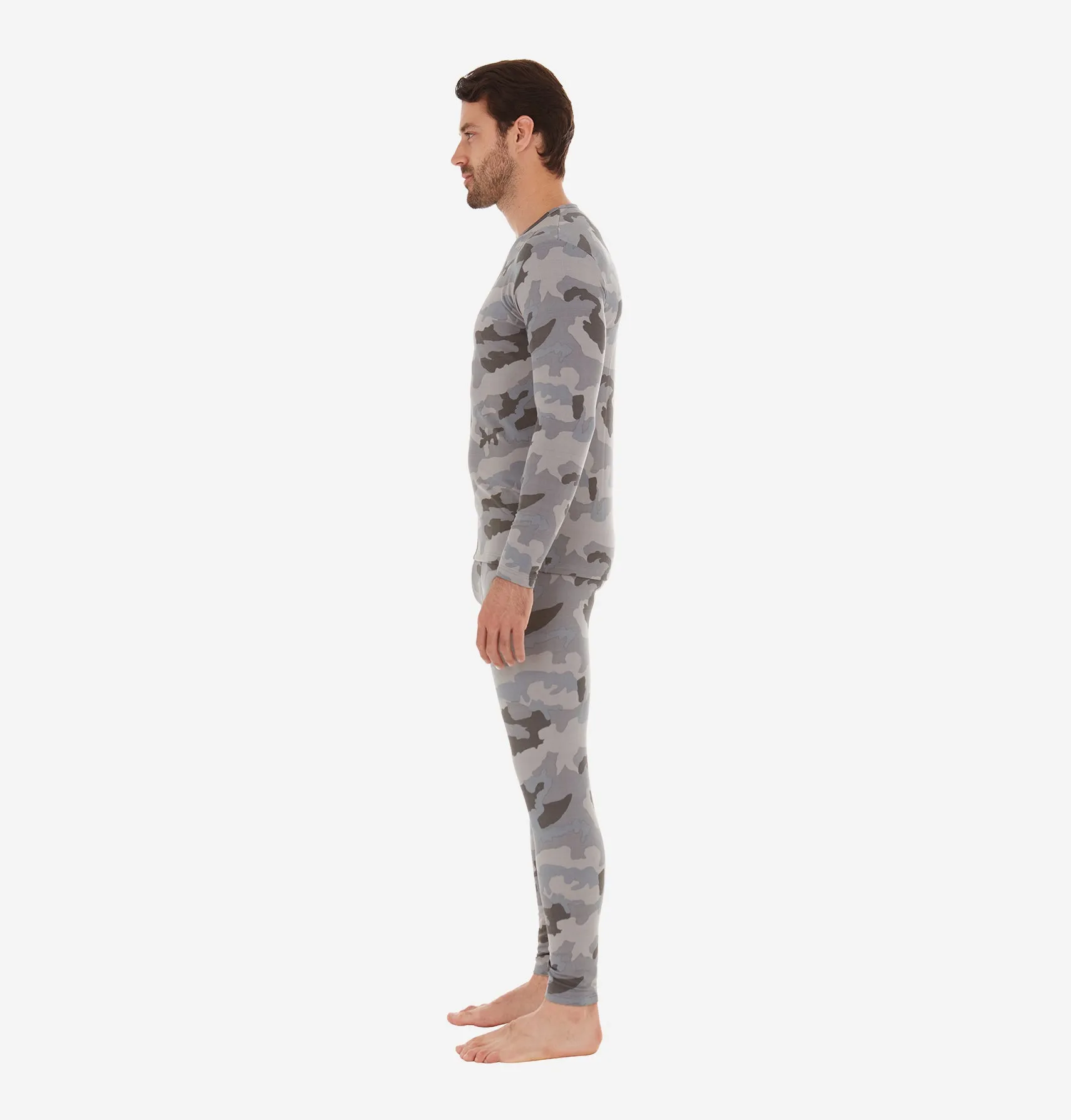 Men's Print Thermal Set