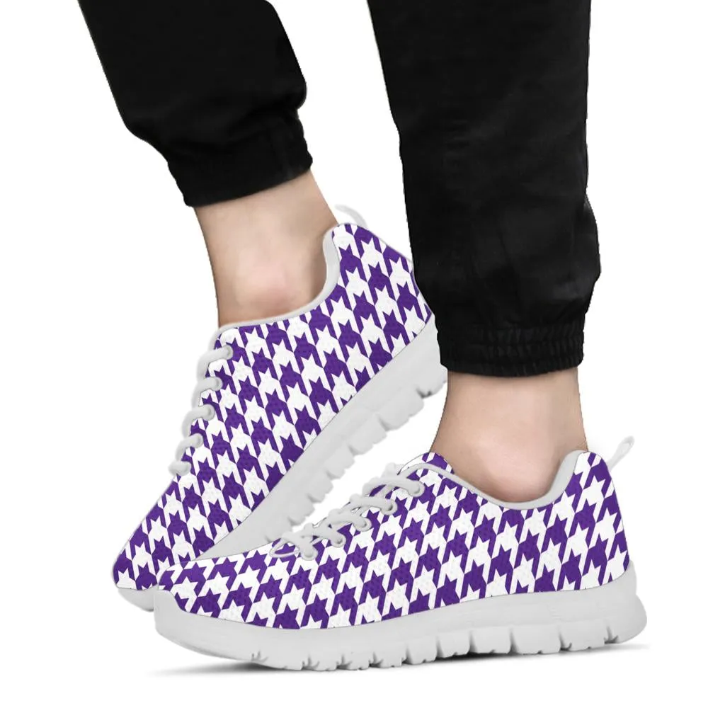 Mesh Sneakers_Purple on White_HT Pattern