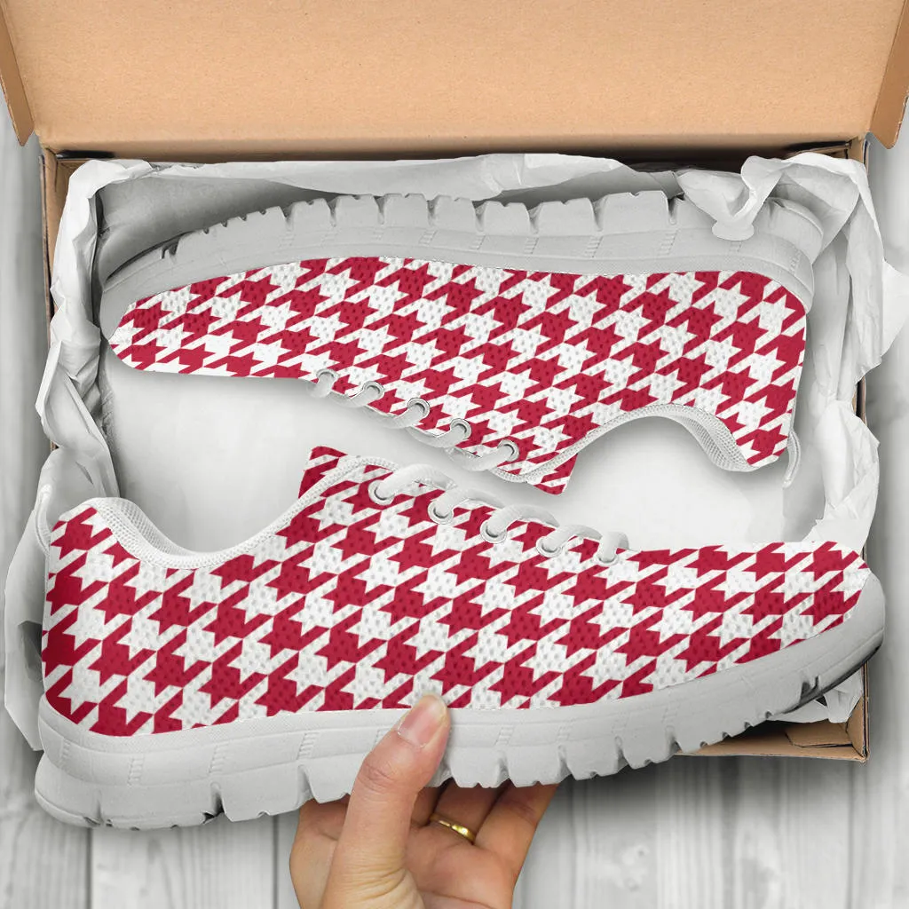 Mesh Sneakers_Red on White_HT Pattern