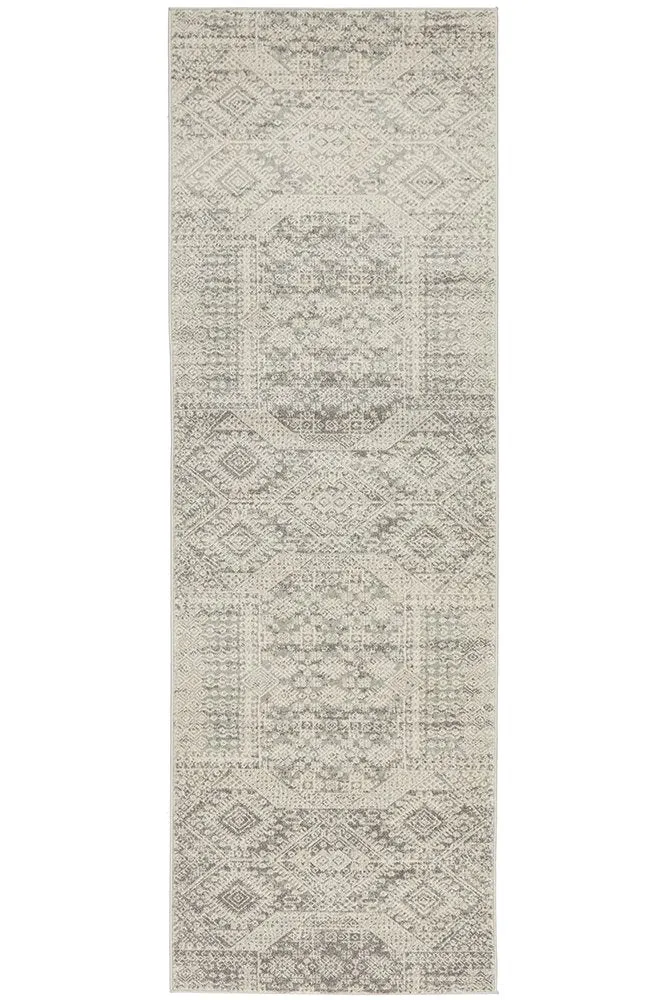 Mirage 351 Runner Rug (Silver) by Rug Culture