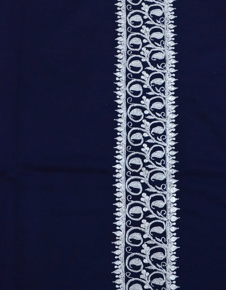 Navy Blue Pashmina Shawl 5154