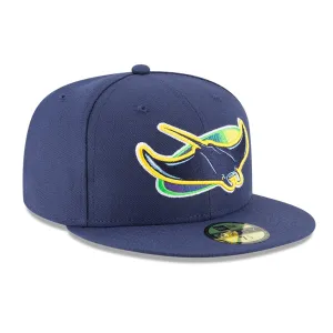 New Era 59Fifty Authentic Collection Tampa Bay Rays Alternate Hat - Light Navy