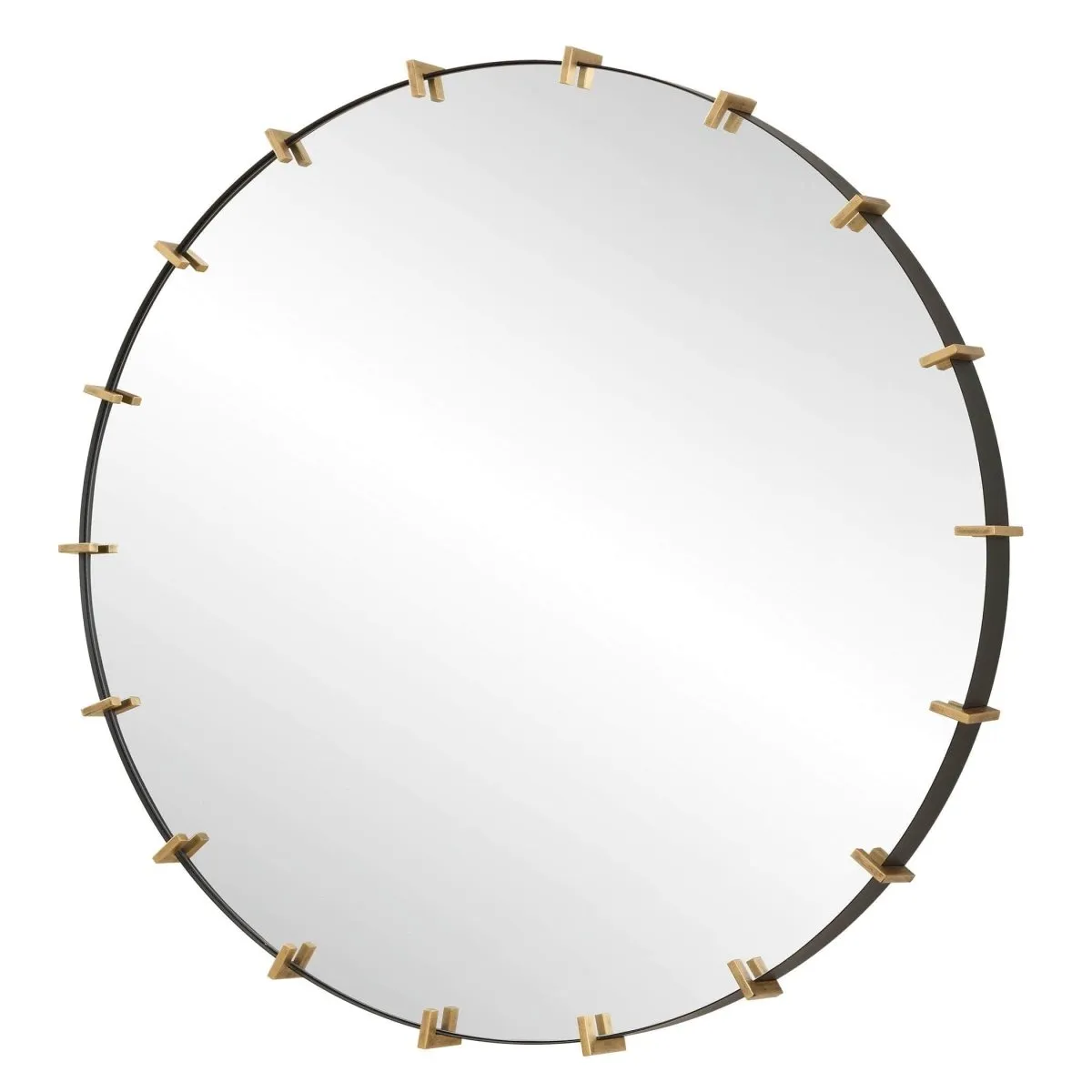 Pali Industrial Round Mirror