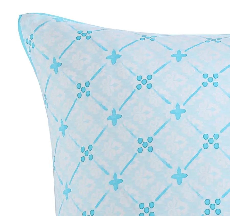 Parakeeta European Pillowcase Aqua