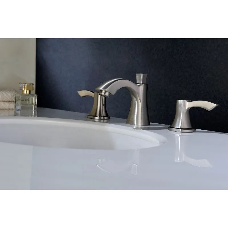 Sonata Widespread Bathroom Faucet in Brushed Nickel