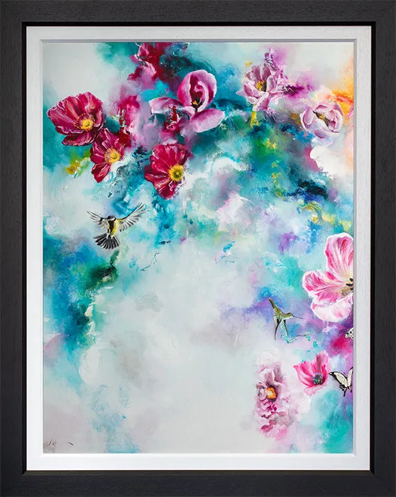 Spring Blossom I Hand Embellished Canvas by Katy Jade Dobson