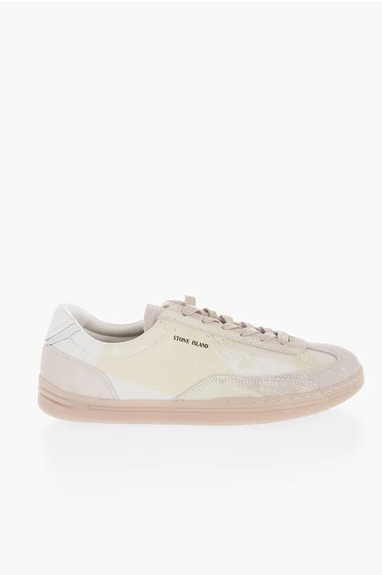 Stone Island Printed Low-Top Sneakers