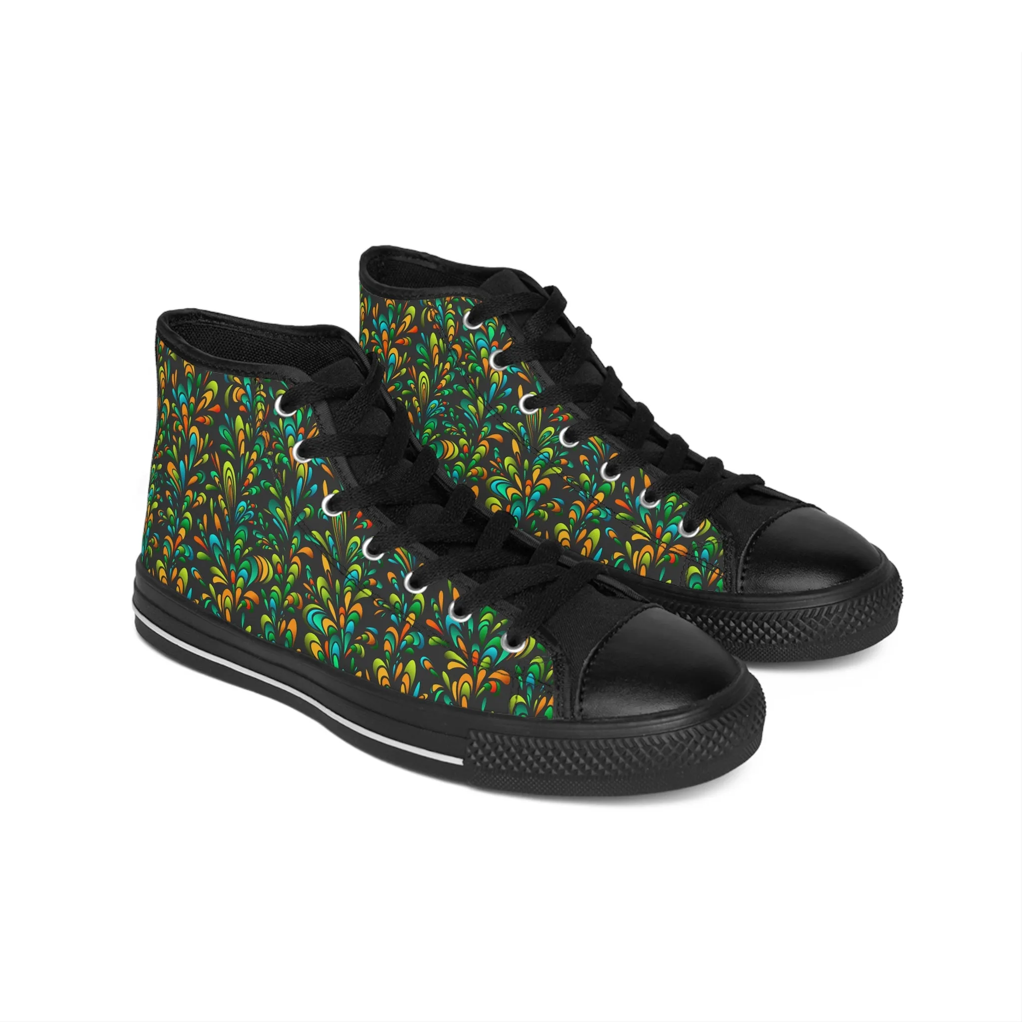 Stylish Doodling Men's Classic Sneakers