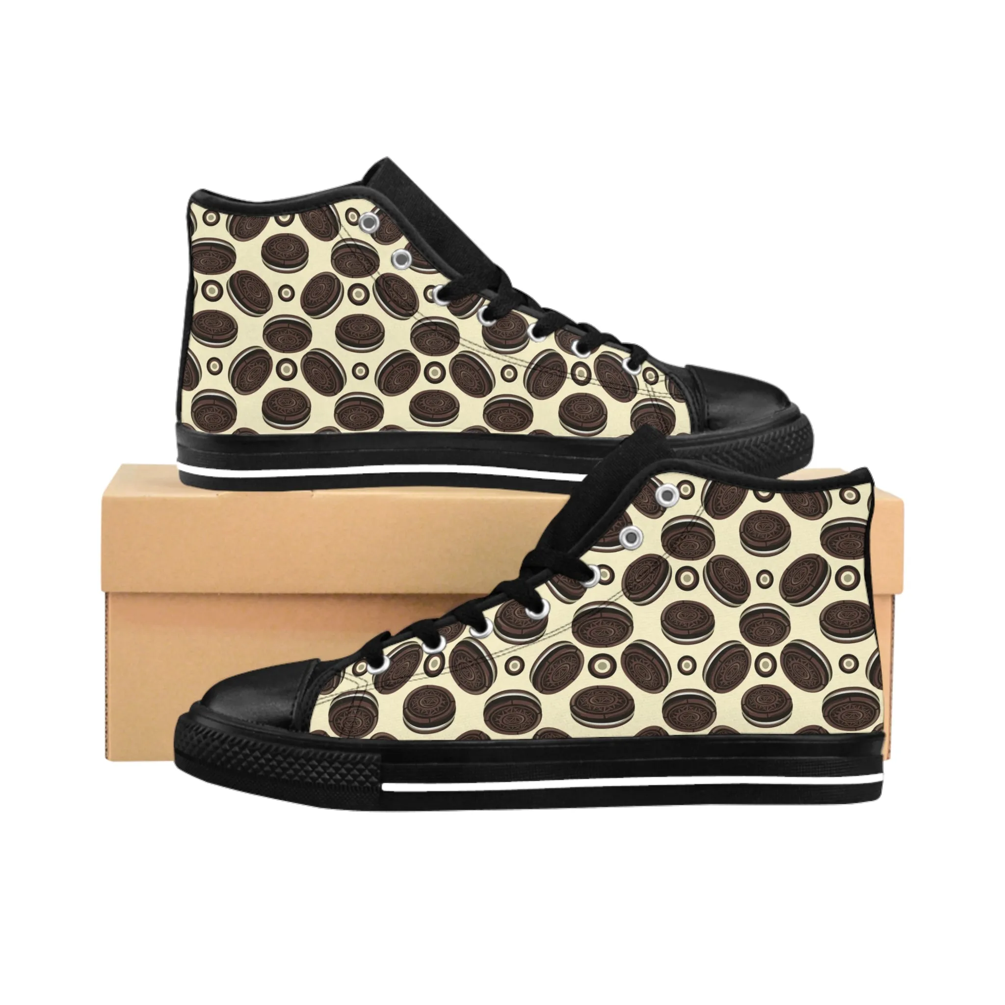 Sweet Chocolate Cookie Women's Classic Sneakers